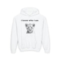 Youth Hoodie — "I Know Who I Am" Lion Cub Graphic
