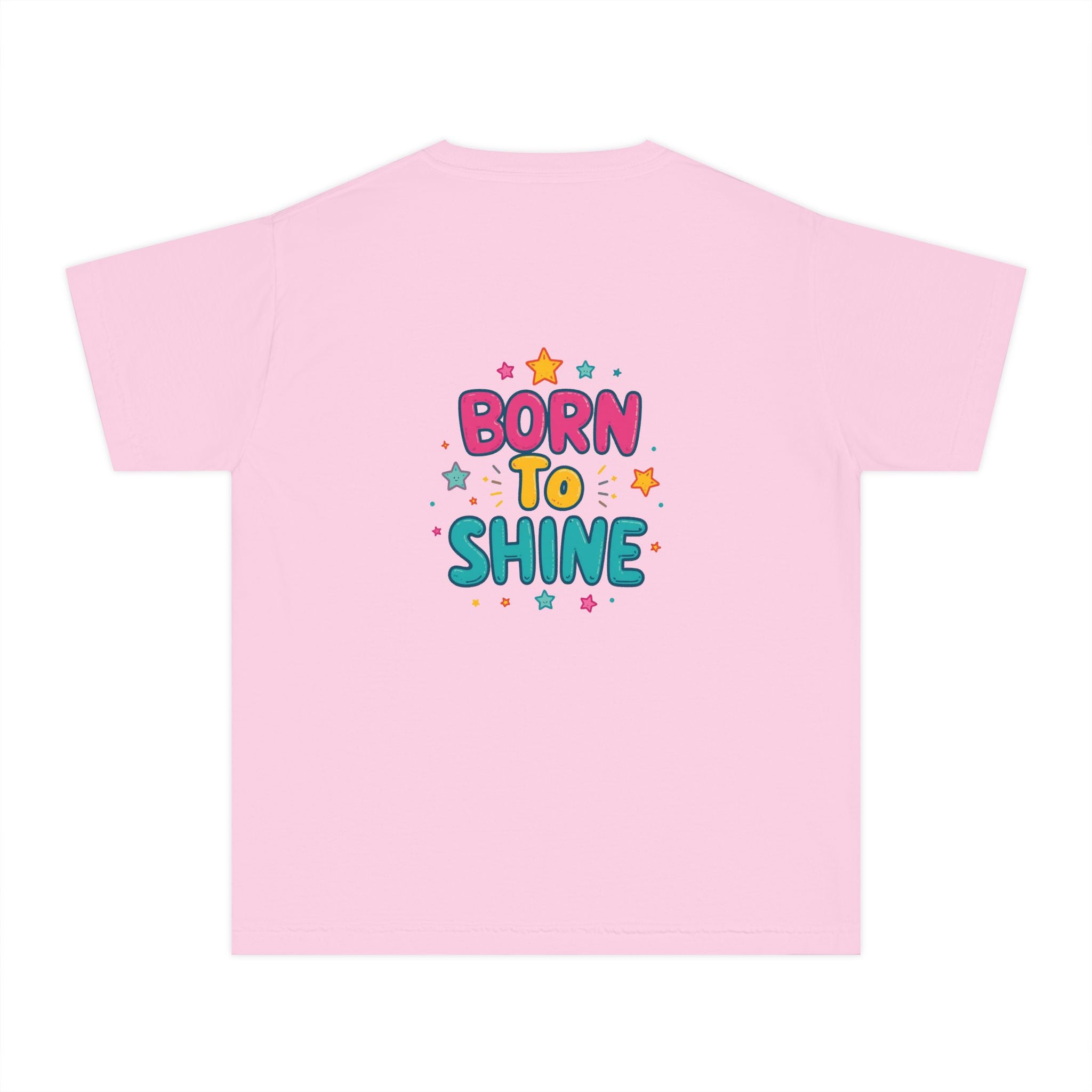 Born to Shine Youth T-Shirt — Colorful Kids Graphic Tee