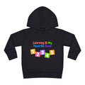 Toddler Hoodie — "Learning Is My Favorite Game" Colorful Numbers Pullover