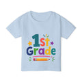 1st Grade Toddler T-Shirt – Colorful Back-to-School Kids Tee (Pencil Design)