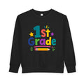 1st Grade Toddler Sweatshirt — Colorful Back-to-School Crewneck for Kids