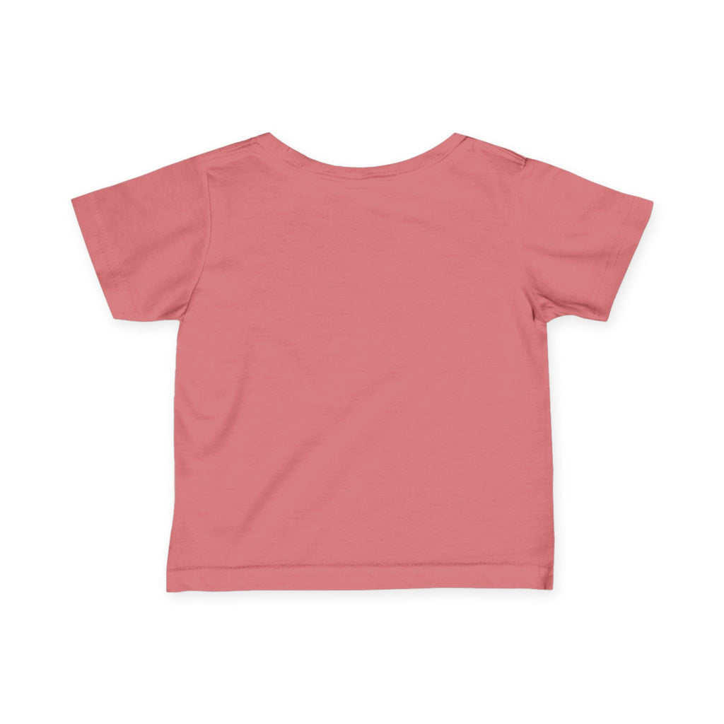 Infant Tee — "Little But Mighty" Cute Floral Baby Shirt