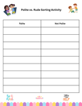 Polite vs. Rude sorting activity