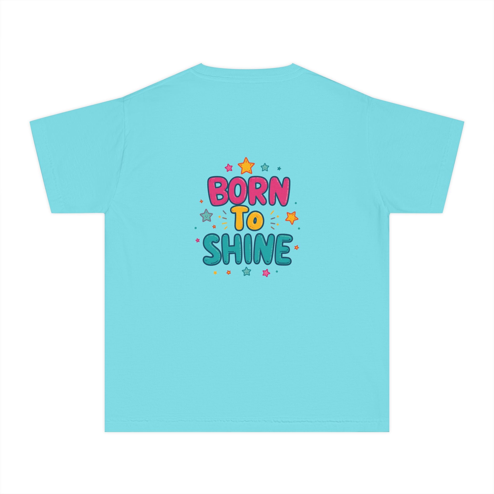 Born to Shine Youth T-Shirt — Colorful Kids Graphic Tee