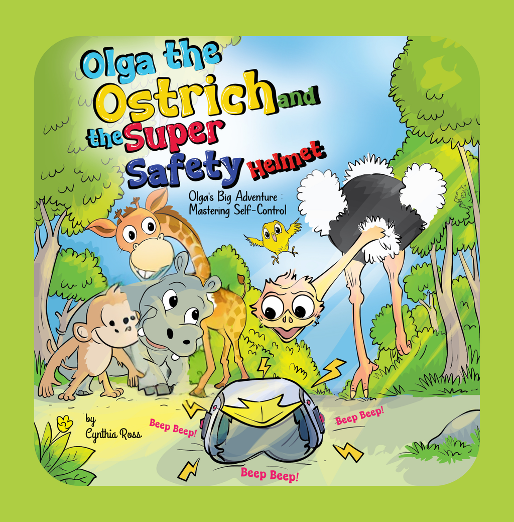 Olga the Ostrich, and the super safety helmet!
