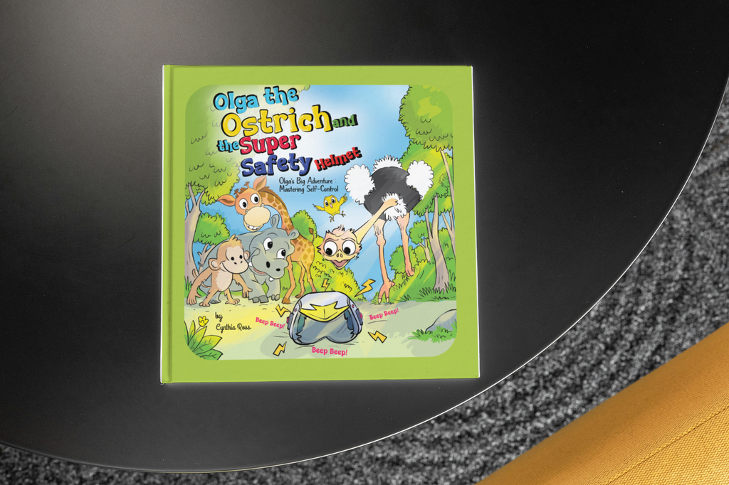 Olga the Ostrich, and the super safety helmet!